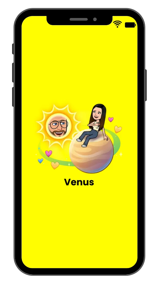 Venus Snapchat planet
