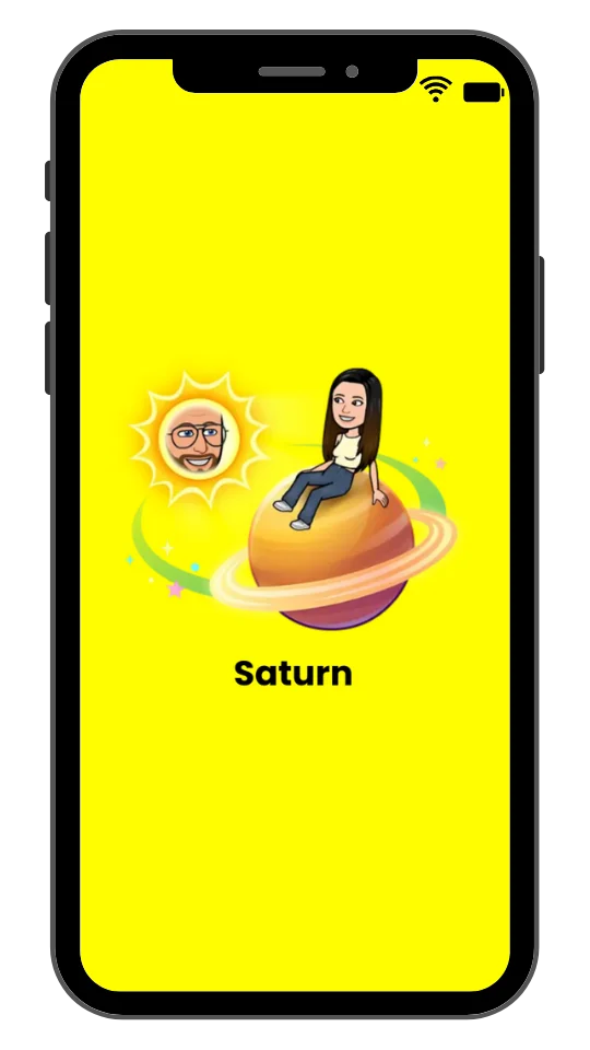 Saturn Snapchat Planet