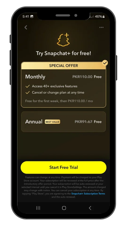 View Subscription Options
