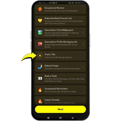 Home Tab